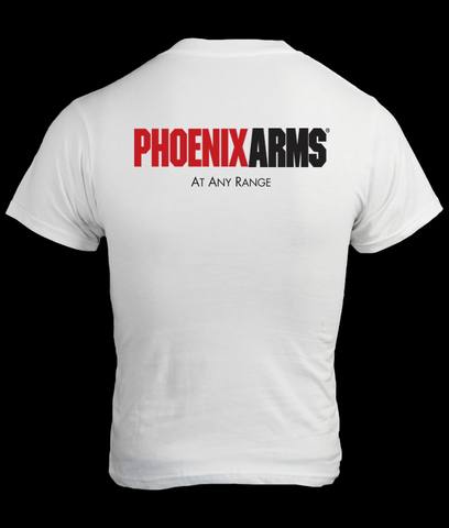 Phoenix Classic White T-Shirt Logo Front & Back