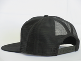 Phoenix Premium Trucker Hat - Black - Round Flat Visor - One Size